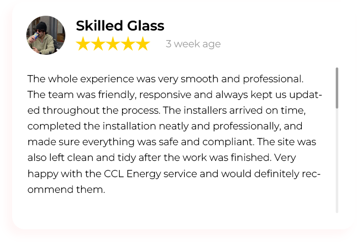 Skilled Glass — supplied five-star Google review